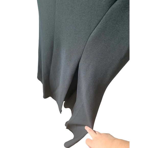 Aqua Formals Black Off The Shoulder Gown Maxi Dress, size 0, NWT - Picture 5 of 11